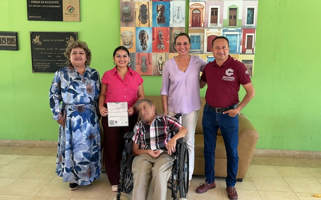 SECRETARÍA DE INCLUSIÓN LOGRA HECHO SIN PRECEDENTES: GARANTIZA DERECHO A LA IDENTIDAD DE ADULTO MAYOR EN SITUACIÓN DE CALLE EN CAMPECHE